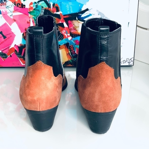 Nine West Cedar Western Leather Booties - Picture 5 of 6